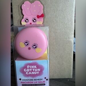 Pink Cotton Candy Macaron lip balm NIP